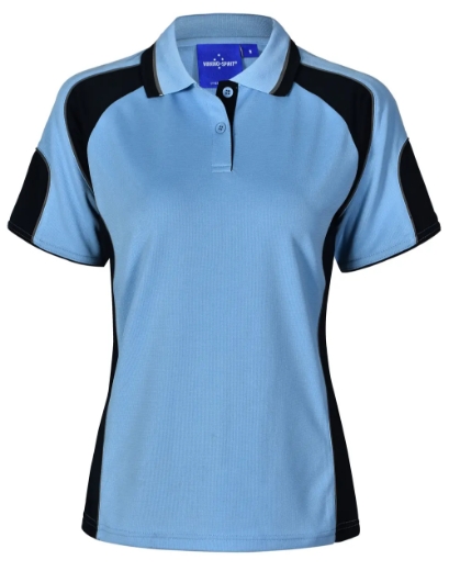 Picture of Winning Spirit, Ladies Cooldry Contrast Polo w Panels